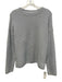 Vince Size M Light Blue Wool Blend Knit Textured Ribbed Hem Pullover Sweater Light Blue / M