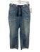 We The Free Size 29 Medium Wash Cotton Denim Paint Splatter Barrel Leg Jeans Medium Wash / 29