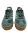 Adidas Shoe Size 7.5 Emerald Green & Cream textile upper Velvet Low Top Sneakers Emerald Green & Cream / 7.5