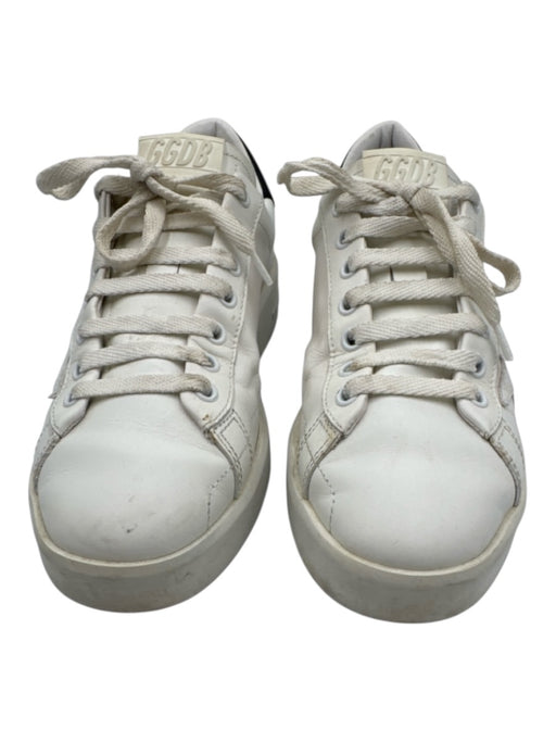 Golden Goose Shoe Size 39 White Leather Upper Round Toe Logo Side Sneakers White / 39