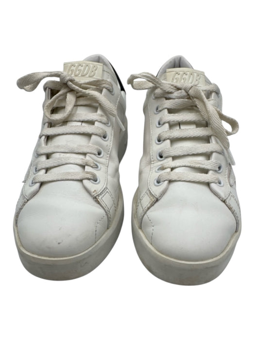 Golden Goose Shoe Size 39 White Leather Upper Round Toe Logo Side Sneakers White / 39