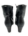 Maison Margiela Shoe Size 37.5 Black Leather Upper Side Zip Stacked Heel Boots Black / 37.5