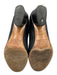 Maison Margiela Shoe Size 37.5 Black Leather Upper Side Zip Stacked Heel Boots Black / 37.5
