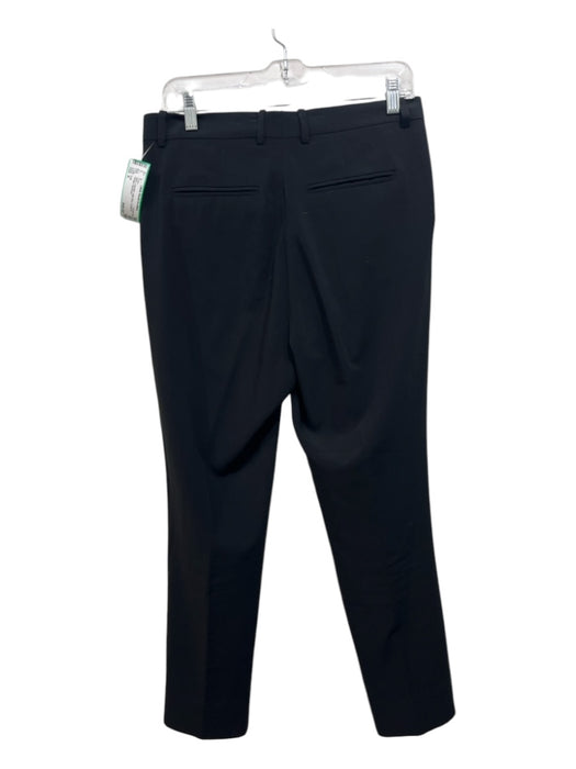 COS Size 6 Black Polyester High Rise Cropped Straight Pants Black / 6