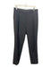 COS Size 6 Black Polyester High Rise Cropped Straight Pants Black / 6