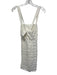 Ted Baker Size 1 White Polyester & Cotton Sleeveless Fringe Applique Dress White / 1