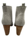 Marc Fisher Shoe Size 8 Gray Leather Upper Suede Elastic Sides Ankle Boots Gray / 8