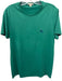 Burberry Brit Size L Green Cotton Solid T shirt Crew Men's Short Sleeve Green / L
