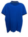 Burberry Size M Blue Cotton Solid Polo Men's Short Sleeve Blue / M
