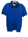Burberry Size M Blue Cotton Solid Polo Men's Short Sleeve Blue / M