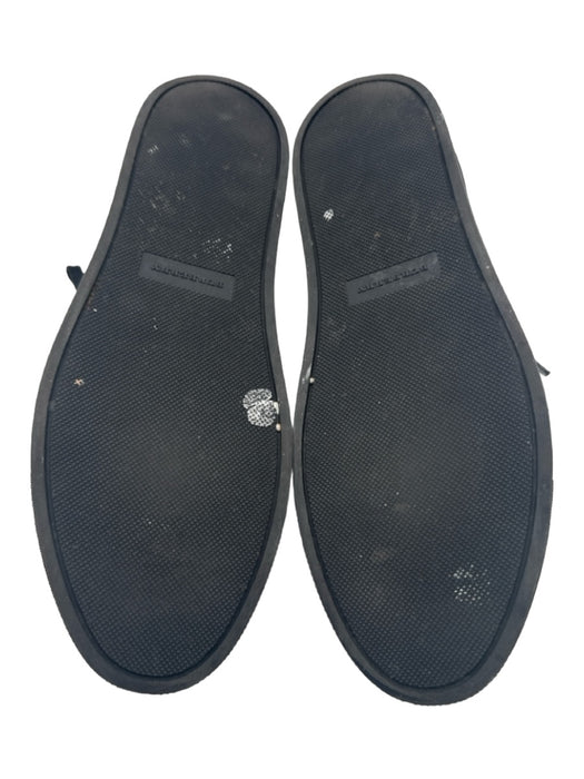 Burberry Shoe Size 39 Black & White Leather logo Sneaker Men's Shoes 39