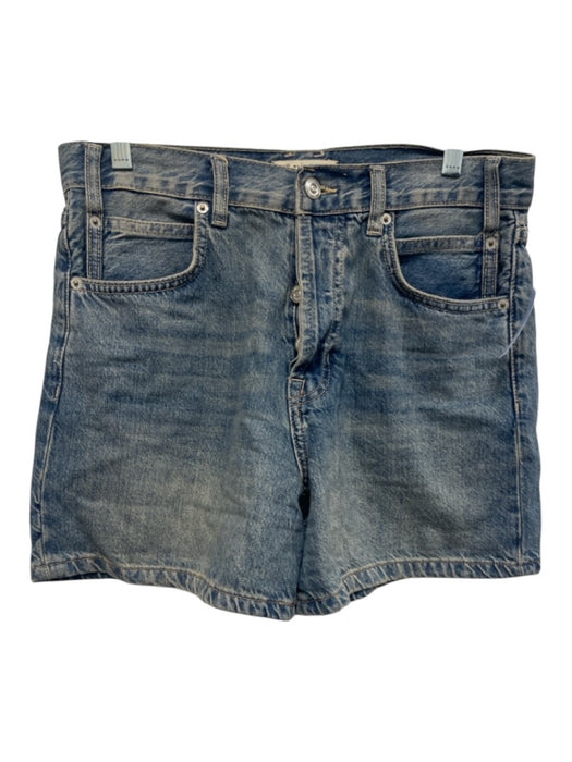 We The Free Size 27 Medium Wash Cotton Button Fly High Rise Shorts Medium Wash / 27