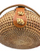 Brown & White Wicker Circle Tassel Crossbody Bag Brown & White / S