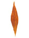 Hermes Orange & Brown Silk Pleated Rhombus Stretch Trim Detail scarf Orange & Brown / M