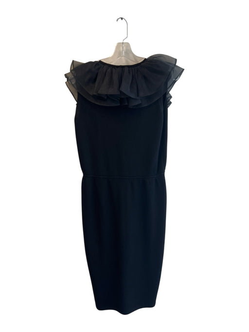 St. John by Marie Gray Size Est S/M Black No Fabric Tag Knit V Neck Dress Black / Est S/M