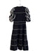Scarlett Poppies Size S Black Cotton Poplin A-line Contrast Lace trims Dress Black / S