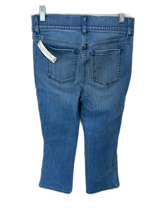 Spanx Size S Med Light Wash Cotton Blend Elastic Waist Boot Cut Jeans Med Light Wash / S