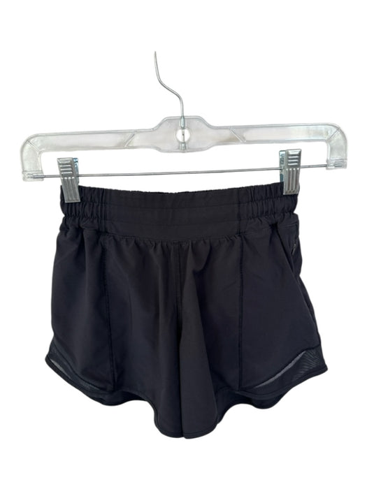 Lululemon Size 2 Black Elastic Waist Athletic Shorts Black / 2