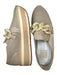 Dolce Vita Shoe Size 7 Taupe & Tan Leather Platform Perforated Chain Loafers Taupe & Tan / 7