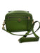 Tory Burch Green Leather Crossbody Outer Pocket Gold Hardware Bag Green / S