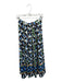 Staccato Size S Black & Green Rayon Blend Elastic Waist Low Back Maxi Skirt Black & Green / S