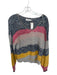 By Anthropologie Size XS Blue, Pink, & Yellow Print Acrylic & Nylon Sweater Blue, Pink, & Yellow Print / XS