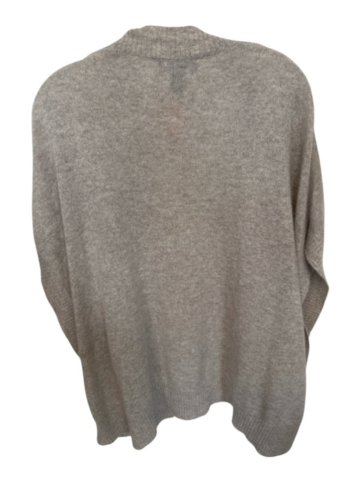 Halogen Size One Size Grey Cashmere Heathered Sleeveless Cardigan Sweater Grey / One Size