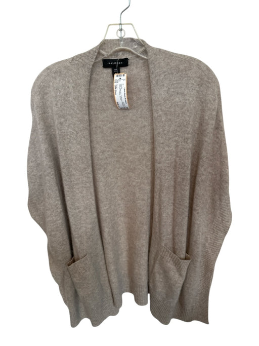 Halogen Size One Size Grey Cashmere Heathered Sleeveless Cardigan Sweater Grey / One Size