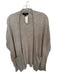 Halogen Size One Size Grey Cashmere Heathered Sleeveless Cardigan Sweater Grey / One Size
