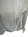 The Noli Shop Size M Pearl Polyester Button Up Collared Panel Detail Top Pearl / M