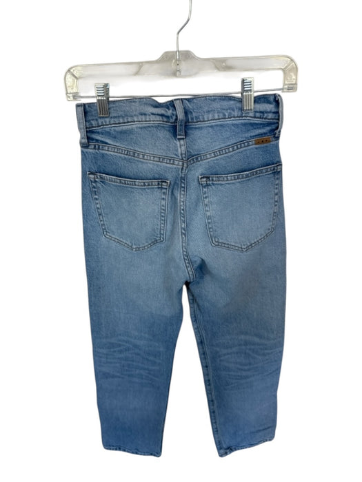AYR Size 24 Light Wash Denim Cropped Straight Leg Belt loops Zip Jeans Light Wash / 24