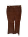 J Crew Size 27P Brown Cotton Corduroy Ribbed Flare High Waist Pants Brown / 27P