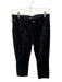 Citizens of Humanity Size 27 Black Cotton Blend Velvet Slight Flare Pants Black / 27