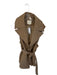 Suncoo Size T0 Beige Polyester Heathered Tie Collar Button Vest Beige / T0