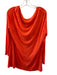 Hilton Hollis Size XL coral Rayon Long Sleeve Off Shoulder Dress coral / XL