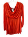 Hilton Hollis Size XL coral Rayon Long Sleeve Off Shoulder Dress coral / XL