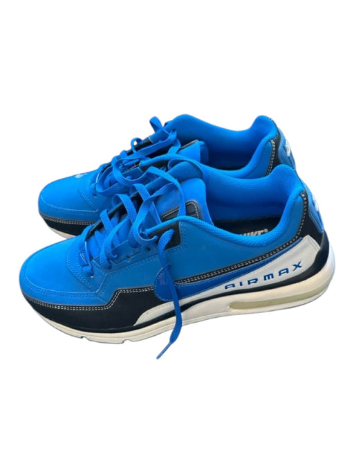 Nike Air Shoe Size 11.5 Blue & Black Leather Athletic Men's Sneakers Blue & Black / 11.5