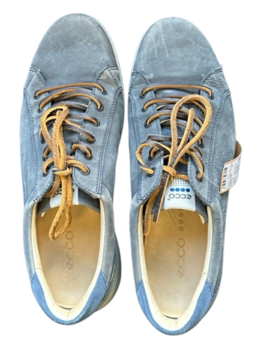 ecco Shoe Size 45 Gray & Brown Leather Leather Accents Athletic Men's Sneakers Gray & Brown / 45