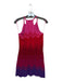 Torn By Ronny Kobo Size S Pink & Purple Viscose Sleeveless Ombre Textured Dress Pink & Purple / S