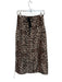 Rails Size S Tan & black Cotton Drawstring Animal Print Midi Skirt Tan & black / S