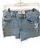 Agolde Size 27 Light Wash Organic Cotton High Waist Button Fly distressed Shorts Light Wash / 27