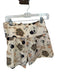 Ulla Johnson Size 4 Tan & black Cotton High Waist Flowers Front Tie Shorts Tan & black / 4