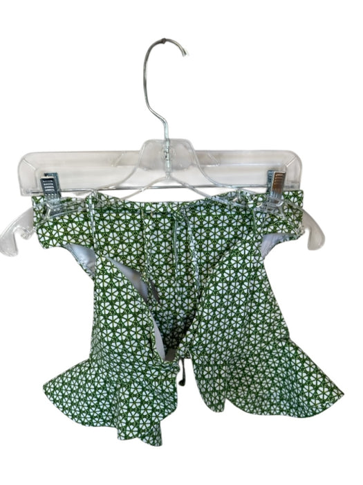 Style by Simkins x Antonio Melani Size S/L Green & White Nylon Blend Swimsuit Green & White / S/L