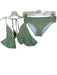 Style by Simkins x Antonio Melani Size S/L Green & White Nylon Blend Swimsuit Green & White / S/L
