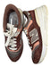 New Balance Shoe Size 9 Brown & Peach Canvas & Suede Color Block Sneakers Brown & Peach / 9