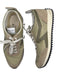 Rag & Bone Shoe Size 39 Green & Taupe Canvas & Suede Lace Up Athletic Sneakers Green & Taupe / 39