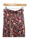 LaRoque Size S Burgundy Multi Cotton Floral Maxi Skirt Burgundy Multi / S