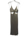 Alice + Olivia Size 6 Champagne Gold Polyester Gathered Front Cut Out Gown Champagne Gold / 6