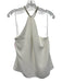 Amanda Uprichard Size L White Polyester Gold Tone Hardware High Neck Top White / L