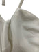 Amanda Uprichard Size XS White Polyester Tie Neck Empire Waist Halter Top White / XS